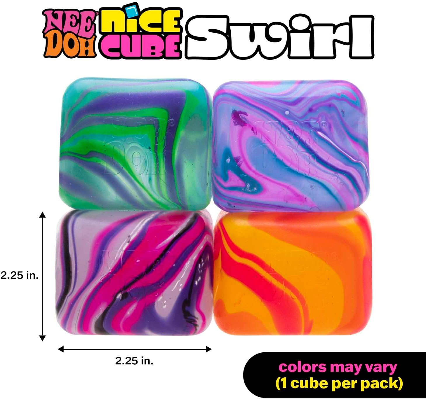 NeeDoh: Nice Cube - Swirl - Random Colors